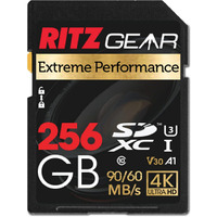 Extreme Performance High Speed Uhs-I Sdxc 256Gb Sd Card 9060 Mbs U3 A1 Class-10 V30 Memory Card For Sd Devices That Can Capture Full Hd 3D And 4K Video As Well As Raw Photography.