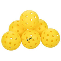 Onix Pure 2 Outdoor Pickleball Balls Specifically Designed And Optimized For Pickleball Yellow 6-Pack