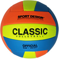 Faittd Beach Toys By Green Room Sport Design Classic Volleyball (Deflated), Assorted Neon Colorsf