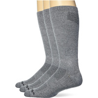 Dr. Scholls Mens Athletic & Work Compression Over The Calf Sock, Gray, 13-15 Us