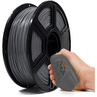 Flashforge Flexible Pla Filament 1.75 Mm Grey, 3D Printer Filament 4X Longer Stretch, 1 (2.2Lbs) Kg Spool, Dimensional Accuracy +/- 0.02 Mm, 3D Printing Filament For Printing Soft Accessories