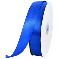 Toniful 1 Inch X 100Yds Royal Blue Satin Ribbon, Thin Solid Color Satin Ribbon For Gift Wrapping, Crafts, Hair Bows Making, Wedding Party Decoration,Invitation Cards, Floral Bouquets, Christmas