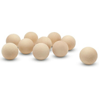 2-1/2 Inch Wooden Round Ball, Pack Of 10 Unfinished Natural Round Hardwood Balls, Smooth Birch Balls, For Crafts And Diy Projects (2-1/2 Inch Diameter) By Woodpeckers
