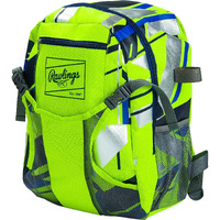 Rawlings | Remix Baseball & Softball Equipment Bag | T-Ball / Rec / Travel | Backpack - Green