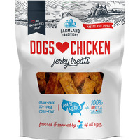 Farmland Traditions Dogs Love Chicken Premium Two Ingredients Jerky Treats For Dogs (1 Lb. No Antibiotics Ever Usa Raised Chicken)