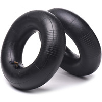 Ar-Pro 11X4.00-511X4.50-511X6.00-5 Heavy Duty Replacement Inner Tube With Tr-87 Bent Valve Stem (2-Pack) - For Wheelbarrows, Mowers, Hand Trucks And More