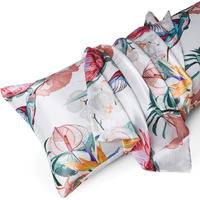 Mr&Hm Satin Body Pillow Cover, 20X54 Inches Body Pillow Case For Adults, Silk Satin Cooling Body Pillow Pillowcase With Envelope Closure (20X54, Pattern8)