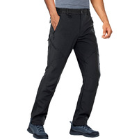 Stlight Mens Snow Pants Waterproof Insulated Winter Pants For Men Hiking Snowboard Fleece Lined Softshell Ski Pants(Black 38W/34L)