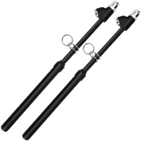 Godeson Heavy Duty Tire Pressure Gauge, Straight-On Dual Head Tire Air Gauge Range 10-150Psi, Extended Tube Tire Gauge Suitable For Semi Truck, Rv,And Bus(2 Pack)