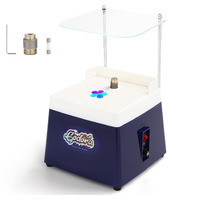 Godora Stained Glass Grinder, Mini Stained Glass Kit With 5/8" & 1" Grinder Bits, Widely Used For Glass Processing Arts And Decoration