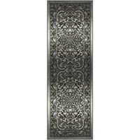 Maples Rugs Pelham Vintage Runner Rug Non Slip Washable Hallway Entry Carpet Made In Usa], 18 X 5, Grey Tonal