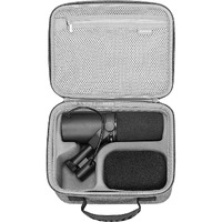 Rlsoco Case For Shure Sm7B Dynamic Vocal Microphone & Shure Mv7+ / Mv7X / Mv7 Podcast Dynamic Microphone (Grey)