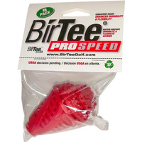 Birtee Golf Tees - Pro Speed Version With Enhanced Durability - 8 Pack. Indoor Golf Tees/Golf Simulator Tees/Winter Golf Tees. (Red)