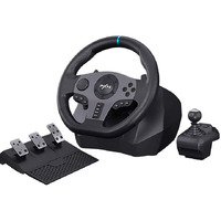 Pxn Racing Wheel Steering Wheel - V9 Driving Wheel 270A 900A Degree Vibration Gaming Steering Wheel With Shifter And Pedal For Ps4,Pc,Xbox One,Xbox Series Sx,Ps3 (V9)