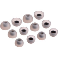 6 Pairs Replacement Earbuds Tips Silicone Eartips Set For Samsung Galaxy Buds 2 Headphones WirelessFit In Case Ear Tips (Black)