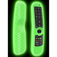 Silicone Case For Lg An-Mr21Ga  An-Mr21Gc 2021 Remote Control Shockproof] Anti-Slip Protective Cover For Lg Mr22Ga Mr22Gn Magic Remote 2022 Case Sleeve Holder Protector Skin (Glow Green)