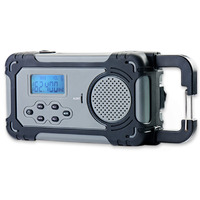 4Patriots Liberty Band Emergency Solar Radio: Noaa Weather Warning Radio, Portable Power Bank, Charger & Flashlight - Solar Powered, Hand Cranked 3.7V/600 Mah Lithium Ion Rechargeable, Am/Fm 7-Channel