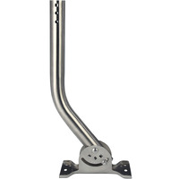 Proxicast Pro-Grade J-Max 100% Solid Stainless Steel Antenna Mount - Universal Outdoor Adjustable Pivot/Lock Bracket & J-Pipe Mast (1.5" X 18" Pole) For Wall, Eave Or Roof Mounting (Ant-800-Jp3)