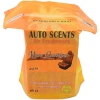 New Leather Scent Professional Air Freshener Pads - Remove The Worst Smells With These Heavy Duty Pads (60 Pads Per Pack) (New Leather Scent)