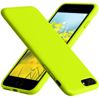 Vooii For Iphone 8 Plus Case, Iphone 7 Plus Case, Soft Silicone Gel Rubber Bumper Case Microfiber Lining Hard Shell Shockproof Full-Body Protective Case For Iphone 7 Plus /8 Plus - Fluorescent Green