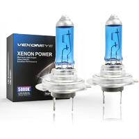 Vexoneye H7 Halogen Headlight Bulb 12V 55W White 5000K Fog Light Bulbs 12972 64210 Super Bright Headlamp
