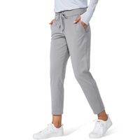 G Gradual Women\'s Pants With Deep Pockets 7/8 Stretch Sweatpants For Women Athletic, Golf, Lounge, Work (Light Grey, Medium)