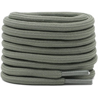 Delele 2 Pair Thick Round Solid Climbing Shoelaces Gray Green Hiking Shoe Laces Boot Laces 47 Inch