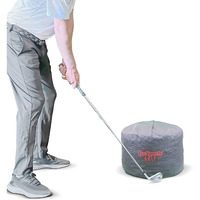 Gosports Fillable Golf Swing Bag, Impact Position Trainer - Master Proper Club And Hand Position At Impact, Great For All Skill Levels