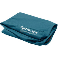 Furhaven Replacement Dog Bed Cover Water-Resistant Indooroutdoor Logo Print Oxford Polycanvas Mattress, Washable - Deep Lagoon, Jumbo (X-Large)
