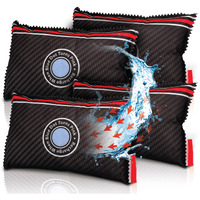 Zarpax Car Dehumidifier Bag 4 Pack  Absorbs Moisture, Damp, & Condensation On Windscreens & Car Interior  100% Leakproof  Reusable Dehumidifier  Dashboard Dehumidifier & Car Condensation Remover