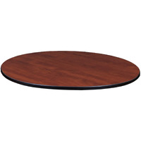 Regency Double Sided Round 34-Inch Thick Tabletop, 30, Cherrymaple
