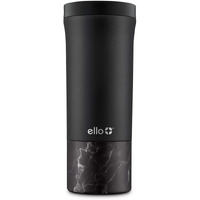 Ello Miri 16Oz Vacuum Insulated Stainless Steel Travel Mug, Leak-Proof Slider Lid, Keeps Hot For 5 Hours, Perfect For Coffee Or Tea, Bpa-Free, Fits Most Cupholders, Holiday Gift, Black