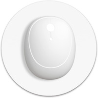 Dapesuom Small Mouse Pad, 5 X 6 Inch Thick Rubber Premium-Textured Non-Slip Portable & Washable Mini Mouse Mat For Women Men Wireless Laptops Keyboard Tray Gaming Work Computer Office Travel, White