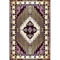 Balajeesusa Outdoor Patio Rugs Clearance 6'X9' (183 Cm X 274 Cm) Red, Black, Lt Yellow, White 20171