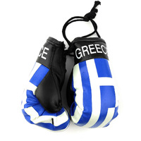 Red Hat Ent Hanging Car Mirror Mini Boxing Gloves (Greece)