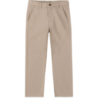 Izod Boys School Uniform Twill Khaki Pants, Flat Front & Comfortable Waistband, 16