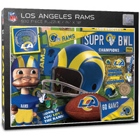 Youthefan Nfl Los Angeles Rams Retro Series Puzzle - 500 Pieces