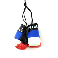 Red Hat Ent Hanging Car Mirror Mini Boxing Gloves (France)