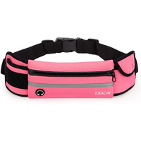 Jueachy Running Belts For Women Waterproof Fanny Pack Running Waist Pouch Phone Holder Adjustable Sports Money Belt With Headphone Port