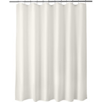 Titanker Fabric Shower Curtain Liner Washable, 70 X 72 Inches, Cream Shower Liner Fabric With 2 Magnets, Bathroom Polyester Shower Liner Waterproof Soft Lightweight, Cream
