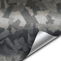 Vvivid Forged Composite Carbon Vinyl Wrap Roll (15Ft X 5Ft, Ghost Metal)