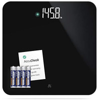 Accucheck Digital Body Weight Scale From Greater Goods, Patent Pending Technology (Black)