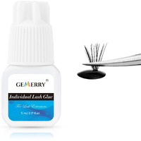 Individual Lash Glue 5Ml Cluster Lash Glue Long Lasting Eyelash Glue For Self Application Lash Cluster Glue For Individual Clusters Extensions Adhesive Black Eyelash Glue