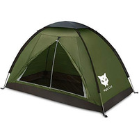 Night Cat Backpacking Tent For One 1 To 2 Persons Lightweight Waterproof Camping Hiking Tent For Adults Kids Scouts Easy Setup Single Layer 22X12M