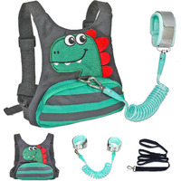 Toddler Leash For Kids-Baby Backpack Child Harness With Anti Lost Wrist Link For Boysgirls