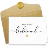 Spercy 11 Bridesmaid Proposal Cards With Envelope, 8 Will You Be My Bridesmaid, 2 Will You Be My Maid Of Honor, 1 Will You Be My Matron Of Honor