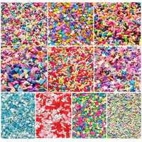 Ehope Fake Sprinkles Polymer Sprinkles Faux Sprinkles Resin Sprinkles Clay Sprinkles For Resin Fake Candy Sprinkles For Nail Art Diy Crafts Cake Phone Case(10 Colors-120G)