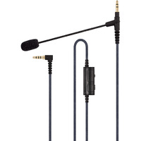 Boom Gaming Microphone Cable Compatible With Game Ps4 Xbox One Pc Laptop Phone And Sony Mdrxb950Bt, Mdrxb650Bt, Mdr1000X, Mdr100Abn, Wh1000Xm2, Mdr-1A Headphone - With Volume Control And Mute Switch