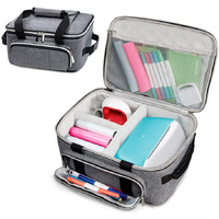 Vigegari Carrying Case Compatible With Cricut Joy, Easy Press Mini, Carrying Bag With Pockets For Cri Cut Accessories, Cri Cut Case