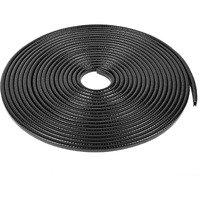 Myfamirea 13Ft(4M) Car Door Edge Guards U Shape Edge Trim Rubber Seal Protector Rubber Car Door Protector Car Protection Door Edge Anti-Collision Rubber Clips Fit For Most Car